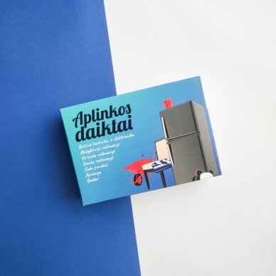 Lavinamųjų kortelių rinkinys "Aplinkos daiktai" 1 Lavinamųjų kortelių rinkinys "Aplinkos daiktai" 1