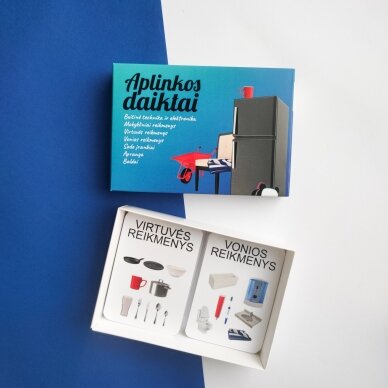 Lavinamųjų kortelių rinkinys "Aplinkos daiktai" 2 Lavinamųjų kortelių rinkinys "Aplinkos daiktai" 2