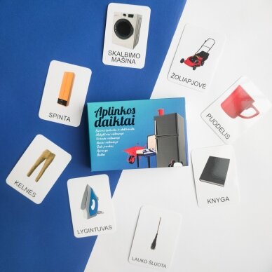 Lavinamųjų kortelių rinkinys "Aplinkos daiktai" 4 Lavinamųjų kortelių rinkinys "Aplinkos daiktai" 4