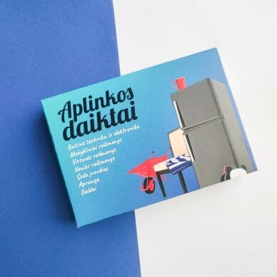 Lavinamųjų kortelių rinkinys "Aplinkos daiktai" 6 Lavinamųjų kortelių rinkinys "Aplinkos daiktai" 6
