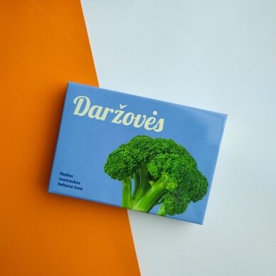 Lavinamųjų kortelių rinkinys „Daržovės“ 2 Lavinamųjų kortelių rinkinys „Daržovės“ 2