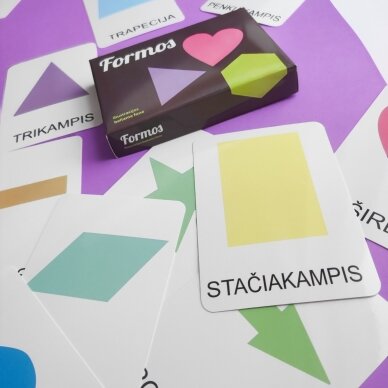 Lavinamųjų kortelių rinkinys „Formos“ 7 Lavinamųjų kortelių rinkinys „Formos“ 7
