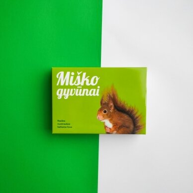 Lavinamųjų kortelių rinkinys „Miško gyvūnai“ 4 Lavinamųjų kortelių rinkinys „Miško gyvūnai“ 4
