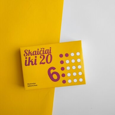 Lavinamųjų kortelių rinkinys „Skaičiai iki 20“ Lavinamųjų kortelių rinkinys „Skaičiai iki 20“