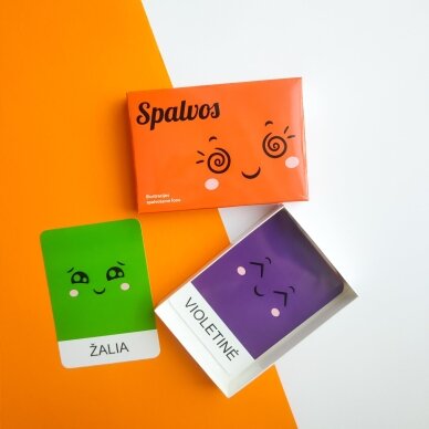 Lavinamųjų kortelių rinkinys „Spalvos“ 5 Lavinamųjų kortelių rinkinys „Spalvos“ 5