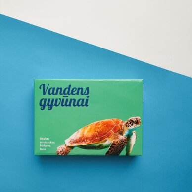 Lavinamųjų kortelių rinkinys „Vandens gyvūnai“ 4 Lavinamųjų kortelių rinkinys „Vandens gyvūnai“ 4