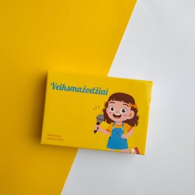 Lavinamųjų kortelių rinkinys „Veiksmažodžiai“ 5 Lavinamųjų kortelių rinkinys „Veiksmažodžiai“ 5