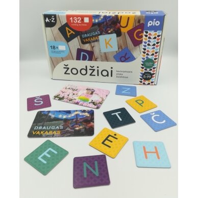 Lavinantis stalo žaidimas ŽODŽIAI 1 Lavinantis stalo žaidimas ŽODŽIAI 1
