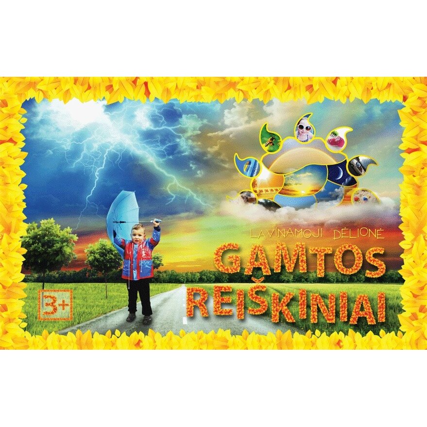 Lavinamoji dėlionė Gamtos reiškiniai, 3+ Lavinamoji dėlionė Gamtos reiškiniai, 3+
