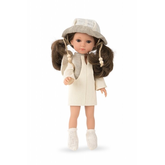 Lėlytė Carole su lininiais rūbeliais, 36 cm Lėlytė Carole su lininiais rūbeliais, 36 cm