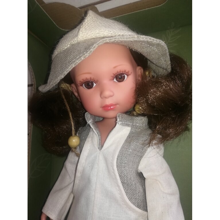 Lėlytė Carole su lininiais rūbeliais, 36 cm 2 Lėlytė Carole su lininiais rūbeliais, 36 cm 2