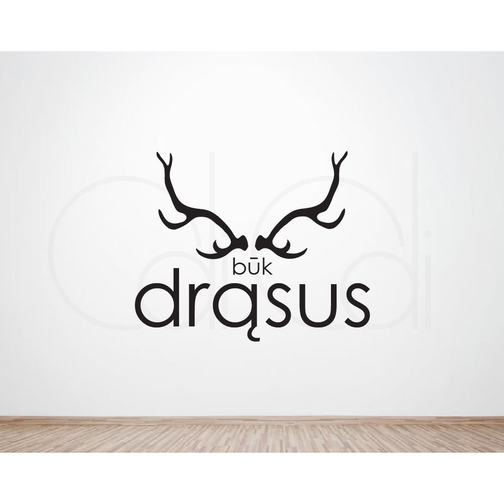 Lipdukas ant sienos „Būk drąsus“ Lipdukas ant sienos „Būk drąsus“