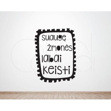 Lipdukas ant sienos „Suaugę keisti“
