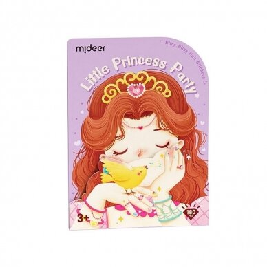 Lipdukai nagams Princesės vakarėlis Lipdukai nagams Princesės vakarėlis