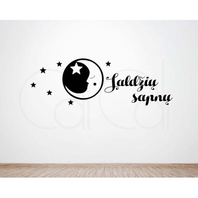 Lipdukas ant sienos „Saldžių sapnų" 30x85cm Lipdukas ant sienos „Saldžių sapnų" 30x85cm