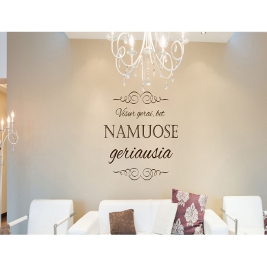 Lipdukas „Visur gerai, bet namuose geriausia“ 1 Lipdukas „Visur gerai, bet namuose geriausia“ 1