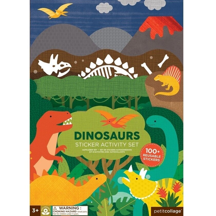 Lipdukų žaidimas Dinozauai Lipdukų žaidimas Dinozauai