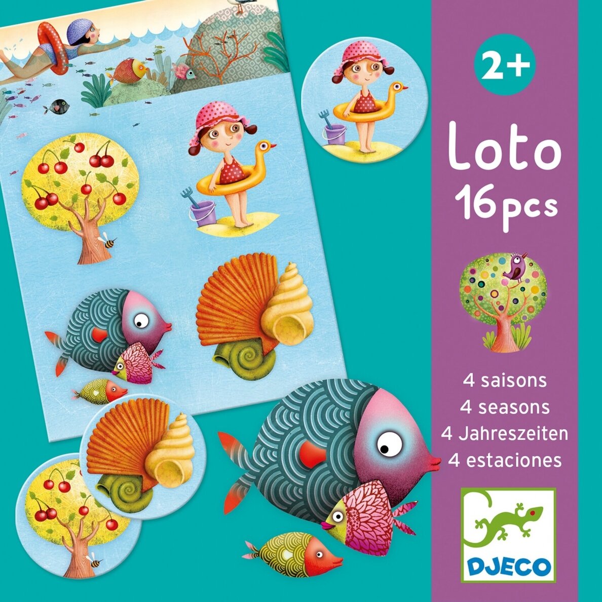 Loto žaidimas Djeco Keturi sezonai 3