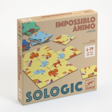 Loginis žaidimas Impossiblo Gyvūnai Loginis žaidimas Impossiblo Gyvūnai