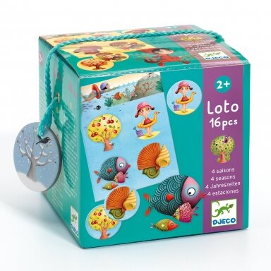 Loto žaidimas Djeco Keturi sezonai Loto žaidimas Djeco Keturi sezonai