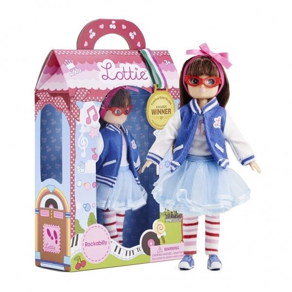 Lottie lėlė - Rokenrolo asė Lottie lėlė - Rokenrolo asė