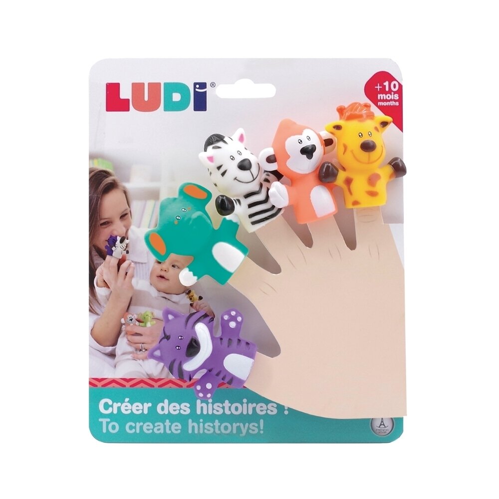 LUDI pirščiukų žaidimas, Safari gyvūnai 1 LUDI pirščiukų žaidimas, Safari gyvūnai 1