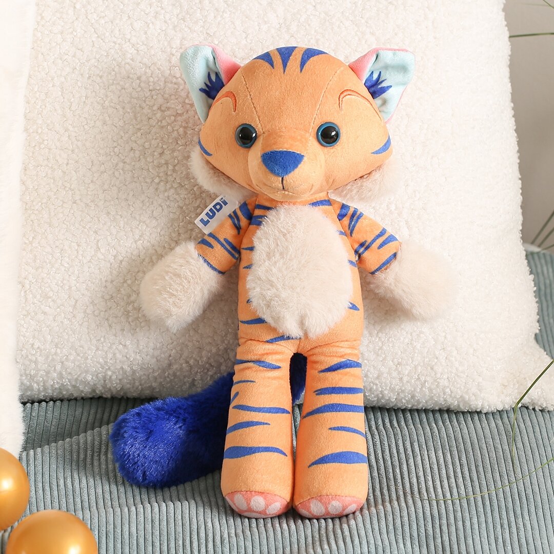 LUDI minkštas žaislas tigriukas Tidou 4 LUDI minkštas žaislas tigriukas Tidou 4