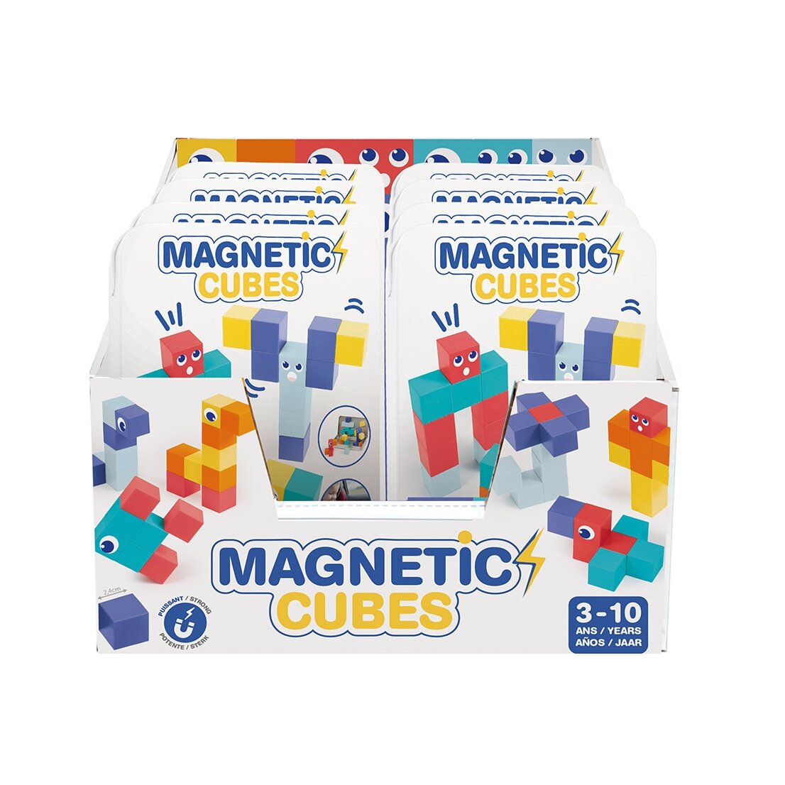 LUDI magnetinis konstruktorius Kubeliai, kelioninis formatas 5