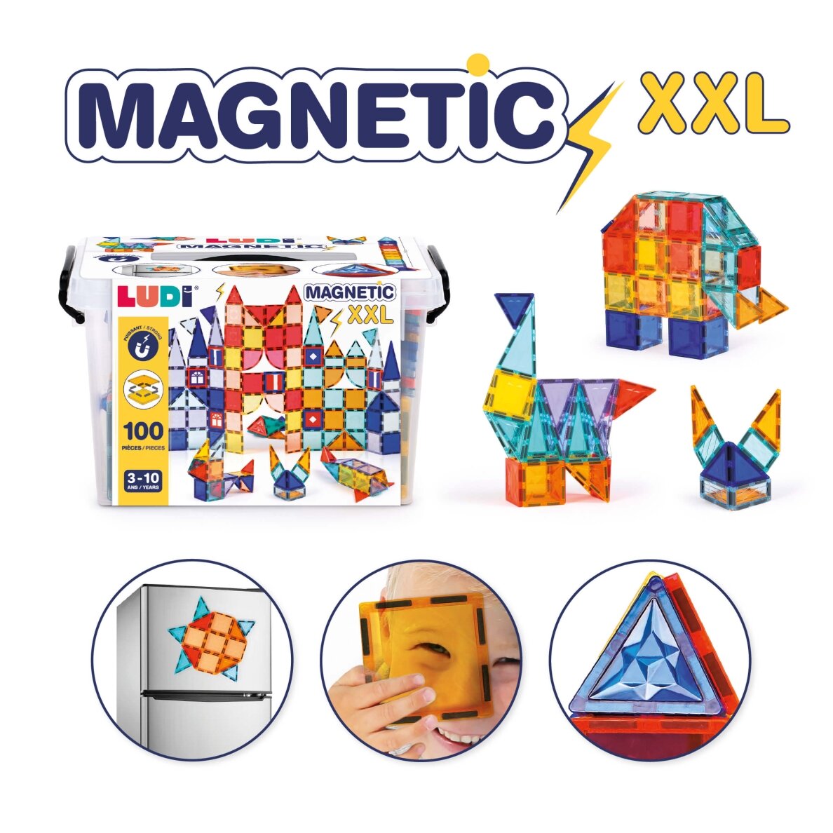 LUDI magnetinis konstruktorius XXL 12
