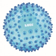 LUDI mankštos kamuolys, mėlynas 20 cm