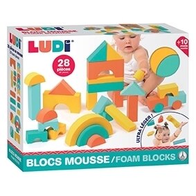 LUDI putplasčio kaladėlės 1 LUDI putplasčio kaladėlės 1