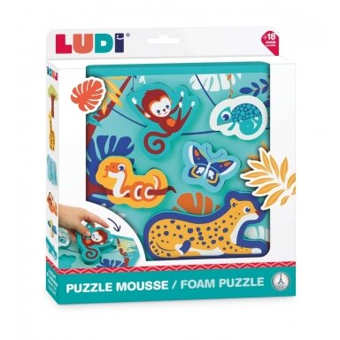 LUDI dėlionė pagal formas, Safari LUDI dėlionė pagal formas, Safari
