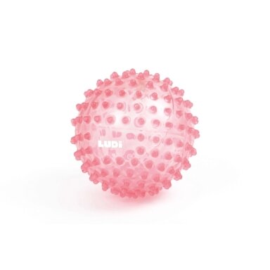 LUDI mankštos kamuolys, rožinis, 20 cm LUDI mankštos kamuolys, rožinis, 20 cm