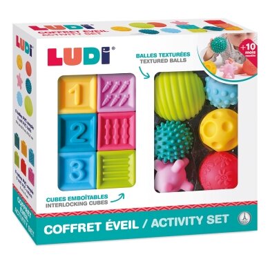 LUDI ankstyvasis ugdymas - kamuoliukai ir kaladėlės LUDI ankstyvasis ugdymas - kamuoliukai ir kaladėlės