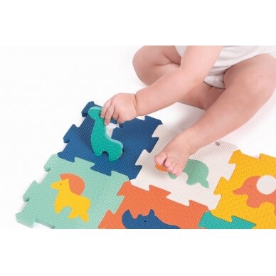 LUDI kilimėlis-3D dėlionė, mažieji gyvūnai 5 LUDI kilimėlis-3D dėlionė, mažieji gyvūnai 5