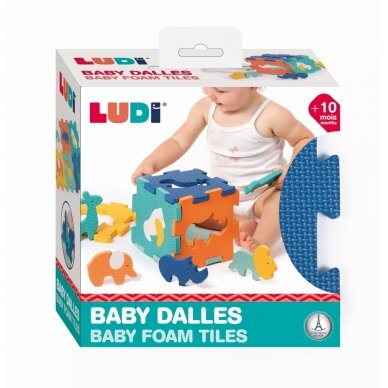 LUDI kilimėlis-3D dėlionė, mažieji gyvūnai LUDI kilimėlis-3D dėlionė, mažieji gyvūnai