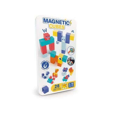 LUDI magnetinis konstruktorius Kubeliai, kelioninis formatas LUDI magnetinis konstruktorius Kubeliai, kelioninis formatas