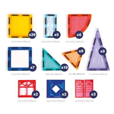LUDI magnetinis konstruktorius XXL 1 LUDI magnetinis konstruktorius XXL 1