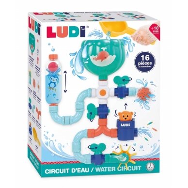 LUDI maudymosi žaislų rinkinys, Jūra LUDI maudymosi žaislų rinkinys, Jūra