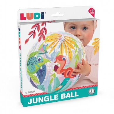 LUDI pripučiamas kamuolys 1 LUDI pripučiamas kamuolys 1