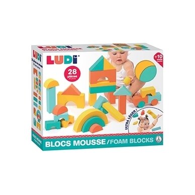 LUDI putplasčio kaladėlės LUDI putplasčio kaladėlės