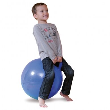 LUDI šokinėjimo kamuolys, mėlynas 45 cm 4 LUDI šokinėjimo kamuolys, mėlynas 45 cm 4
