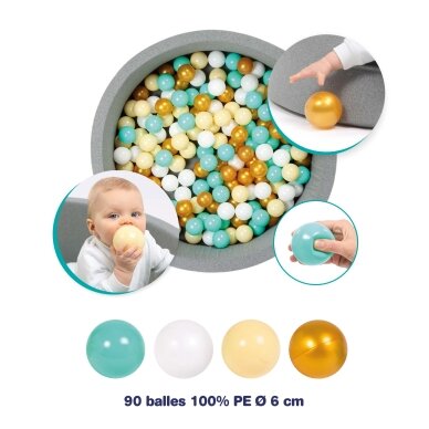 LUDI spalvoti kamuoliukai, 90 vnt. 2 LUDI spalvoti kamuoliukai, 90 vnt. 2