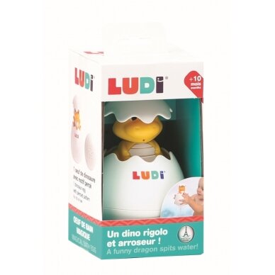 LUDI vonios žaislas kiaušinis, Dinozauras 1 LUDI vonios žaislas kiaušinis, Dinozauras 1