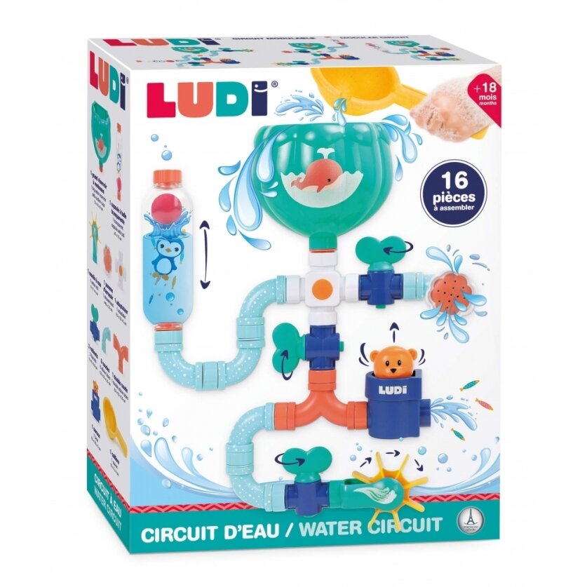 LUDI maudymosi žaislų rinkinys, Jūra LUDI maudymosi žaislų rinkinys, Jūra