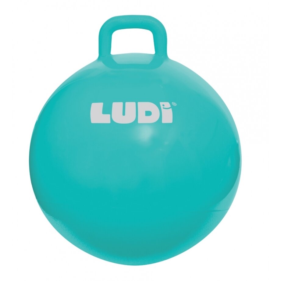 LUDI šokinėjimo kamuolys, mėlynas 55 cm LUDI šokinėjimo kamuolys, mėlynas 55 cm