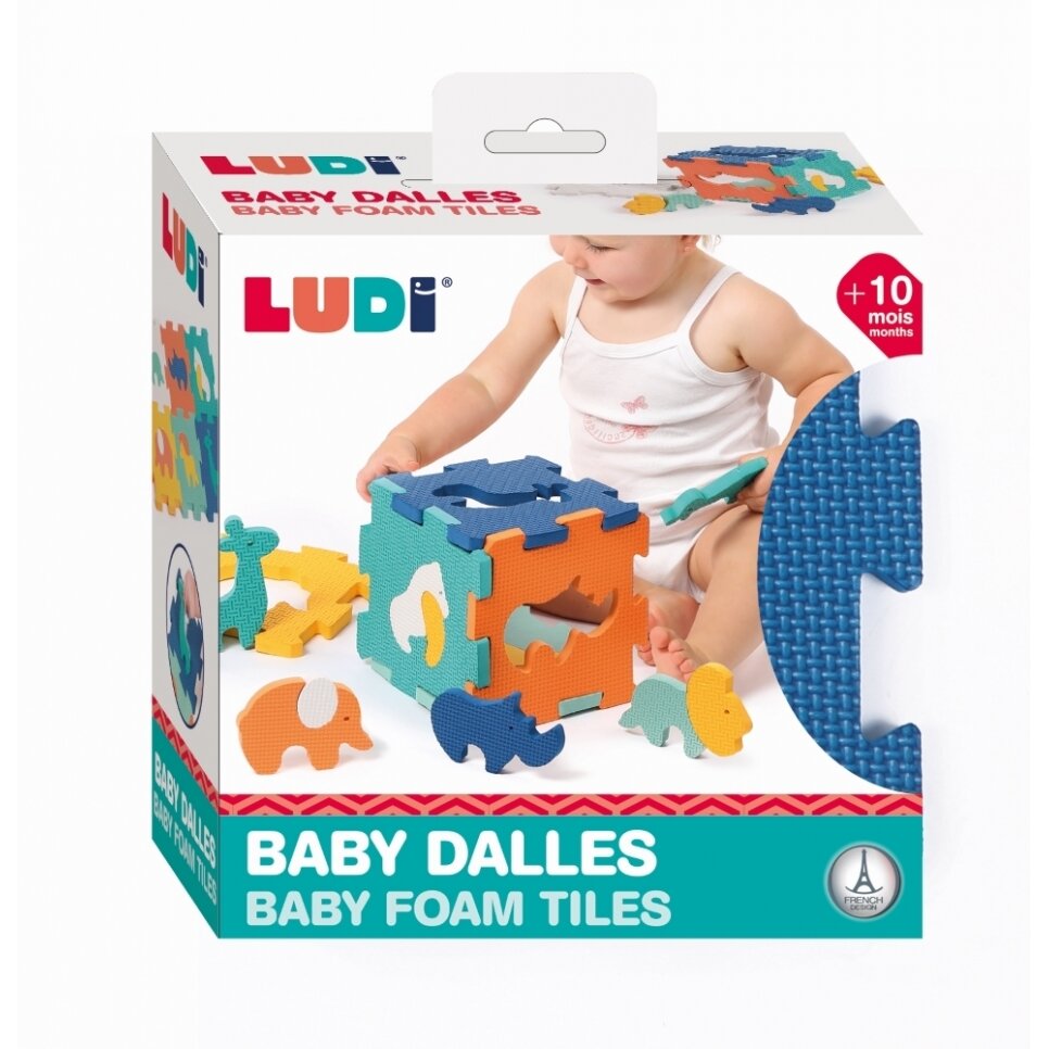 LUDI kilimėlis-3D dėlionė, mažieji gyvūnai LUDI kilimėlis-3D dėlionė, mažieji gyvūnai