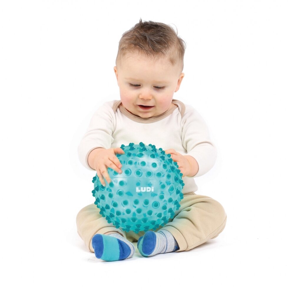 LUDI mankštos kamuolys, žalias, 20 cm 2 LUDI mankštos kamuolys, žalias, 20 cm 2