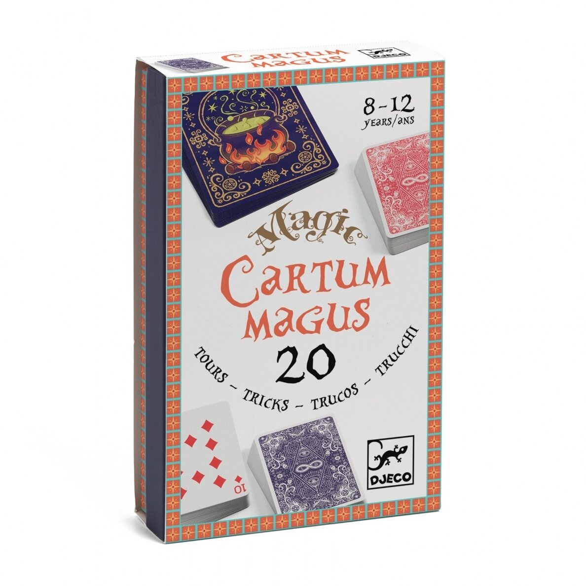 Magijos triukų su kortomis rinkinys Cartum Magus Magijos triukų su kortomis rinkinys Cartum Magus