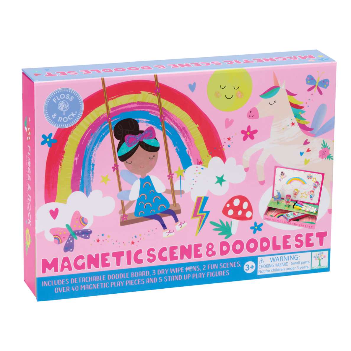 Magnetinis žaidimas ir piešimo rinkinys, Vaivorykštės fėja 1 Magnetinis žaidimas ir piešimo rinkinys, Vaivorykštės fėja 1